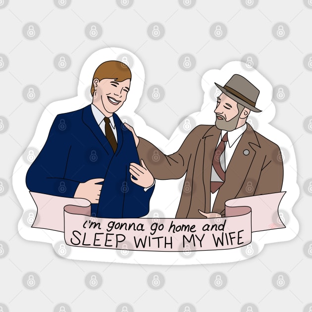 Mr Green’s Punchline Sticker by thecompassrose